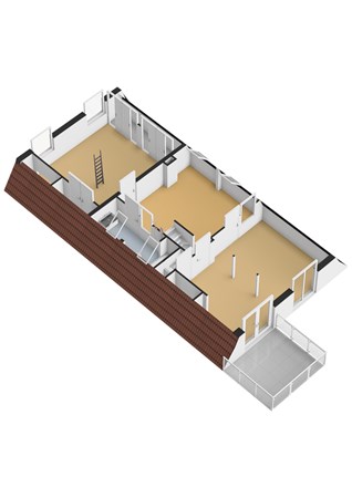 Plattegrond - Keizersgracht 3, 1135 AZ Edam - 1e verdieping 3d.jpg